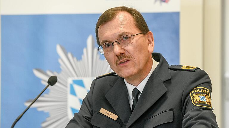 Der unterfränkische Polizeipräsident Gerhard Kallert