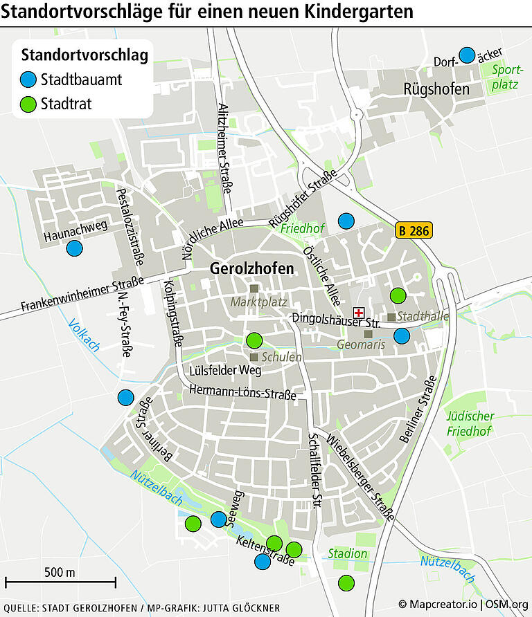Die Zeit drängt: Gerolzhöfer Stadtrat spricht erstmals über mögliche Standorte für zusätzlichen Kindergarten Die Zeit drängt: Gerolzhöfer Stadtrat spricht erstmals über mögliche Standorte für zusätzlichen Kindergarten