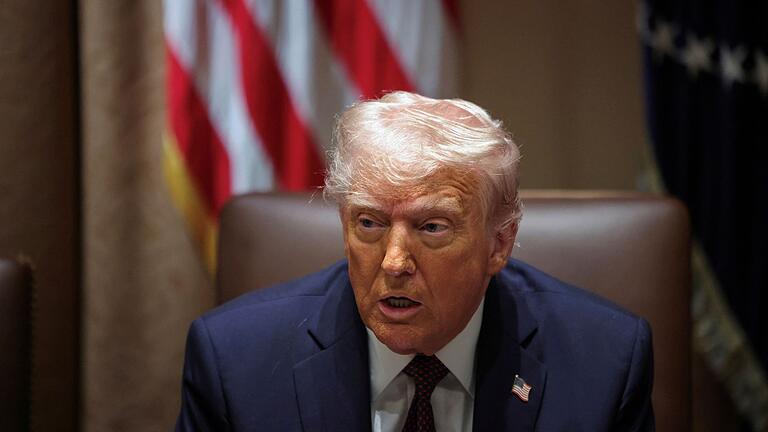 US-Präsident Trump       -  Donald Trump wischt alle Vorwürfe zur Geheimchat-Affäre beiseite. (Archivbild)