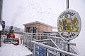 Wetter in Bayern       -  Schnee auf der Zugspitze: Mehrere Zentimeter kamen dort in der Nacht zusammen.