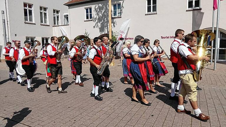 Ein Höhepunkt im Festkalender: Die Kirb in Frammersbach.