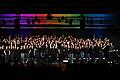 Das Konzert anlässlich des zehnjährigen Jubiläums des rockIN-Chores Würzburg.
