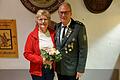 Gauschützenkönigin Monika Wittel und Schützenmeister Willi Schenkel.