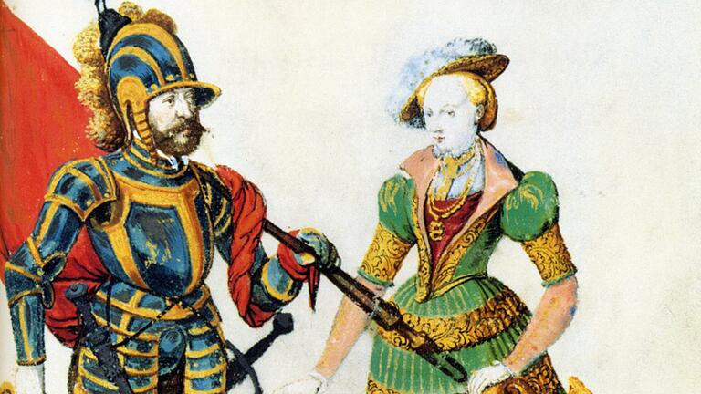 Graf Wilhelm III. von Henneberg-Schleusingen mit Ehefrau Margarete.