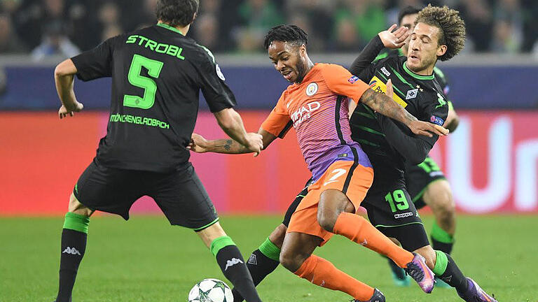 Remis       -  Borussia Mönchengladbach und Manchester City trennen sich mit 1:1. Foto: Marius Becker