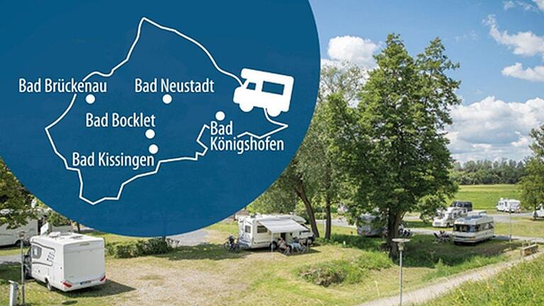 Bad Bocklet, Bad Brückenau, Bad Kissingen, Bad Königshofen oder Bad Neustadt – jeder Ort verfügt über ein hochwertiges Camping- und Wohnmobil-Angebot.       -  Bad Bocklet, Bad Brückenau, Bad Kissingen, Bad Königshofen oder Bad Neustadt – jeder Ort verfügt über ein hochwertiges Camping- und Wohnmobil-Angebot.