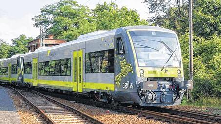 Der Stadler Regio-Shuttle: Solche Triebwagen werden ab dem 12. Juni im Stundentakt zwischen Bamberg und Ebern pendeln.