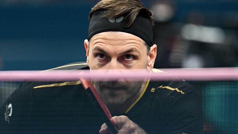 Paris 2024 - Tischtennis       -  Timo Boll bei seinem letzten Olympia-Auftritt.