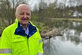 Uwe Seidl, stellvertretender Leiter des Wasserwirtschaftsamtes, an der Saale in Bad Kissingen.