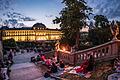 Die kleine Nachtmusik im Hofgarten der Residenz im Rahmen des Mozartfestes gehört zu den Höhepunkten im Veranstaltungskalender der Stadt.