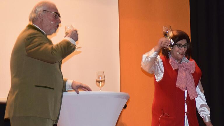 Für 'Hermann und Hermine' ist Frankenwein die beste Medizin. Für 'Hermann und Hermine' ist Frankenwein die beste Medizin.