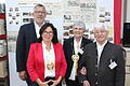 Seit 60 Jahrne gibt es Elektro Müller in Geiselwind. Zur Feierstunde durften (von rechts) Senior und Gründer Fritz Müller, seine Frau Berta, sowie Tochter Doris Müller-Kern und ihr Mann Reinhold viele Gäste begrüßen.