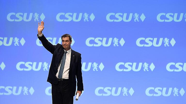 GERMANY-POLITICS-PARTY-CSU       -  Ministerpräsident Markus Söder: Die CSU-Basis folgt ihm nicht immer uneingeschränkt.Christof Stache, afp