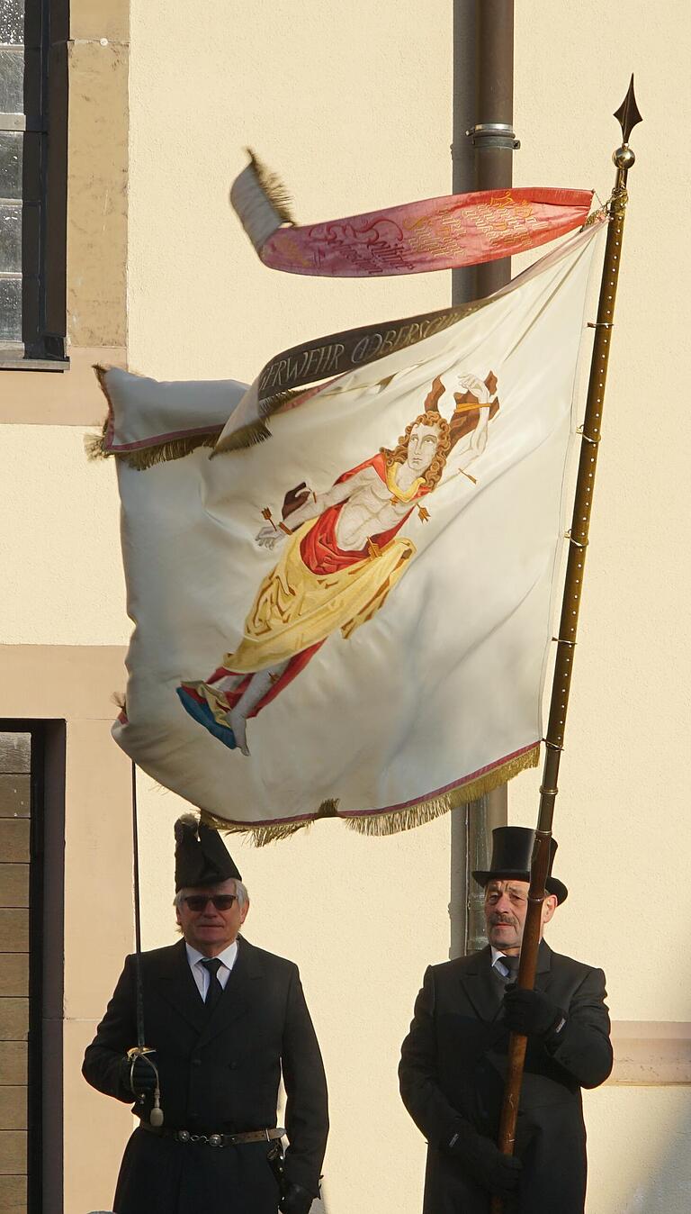 Nur eine Fahnenabordnung der Oberschwarzacher Bürgerwehr wird beim Sebastianigottesdienst vertreten sein.