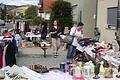 Mit über 60 Ständen war das Angebot beim Himmelstadter Dorfflohmarkt extrem vielfältig und fast unüberschaubar. Foto Jürgen Kamm