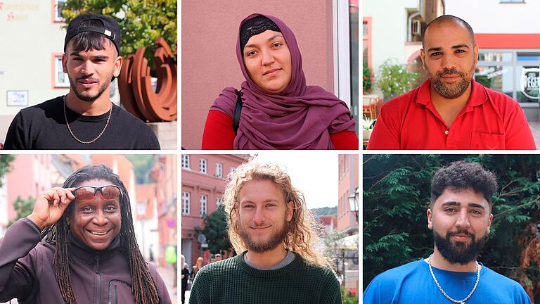 Oben v.l.: Amir Sarrafoglu, Ravabor Sadak, Yunus Basaran. Unten v.l.: Andre Carswell, Daniel Ciric, Memoli Tekin sprechen darüber, ob und wie sie Alltagsrassismus erleben. Oben v.l.: Amir Sarrafoglu, Ravabor Sadak, Yunus Basaran. Unten v.l.: Andre Carswell, Daniel Ciric, Memoli Tekin sprechen darüber, ob und wie sie Alltagsrassismus erleben.