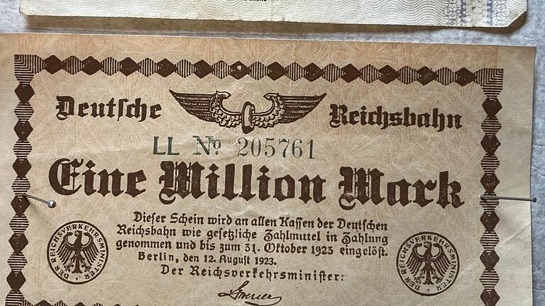 Geldscheine aus der Sammlung von Alois Tremer aus Sulzthal. - Geldscheine aus der Sammlung von Alois Tremer aus Sulzthal. Geldscheine aus der Sammlung von Alois Tremer aus Sulzthal. - Geldscheine aus der Sammlung von Alois Tremer aus Sulzthal.