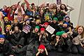 The Swag Family, das Hip-Hop-Meisterschaftsteam der Bad Neustädter Tanzschule 'Das Tanzhaus', gewinnt zwei erste Plätze beim DDP-Cup in Dresden.