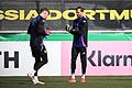 Fußball: Nationalmannschaft       -  Oliver Baumann (r) steht gegen Italien im Tor.