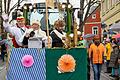 Prinz Eberhard musste für den Faschingszug in Ebern Marieke vom Norddeutschen Küstenstrich durch seine holde Angetraute ersetzen.
