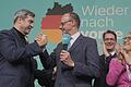 Bundestagswahl - CDU-Wahlparty       -  Markus Söder sagt Nein zu den Grünen.