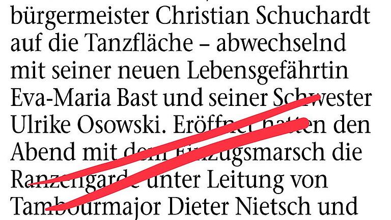 Boulevard Würzburg       -  In der Kolumne 'Boulevard Würzburg' - da gehört das Tanzbei hin - gings abwechselnd mit neuer Lebensgefährtin und Schwester auf die Tanzfläche.