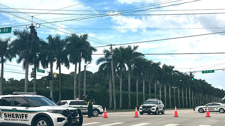 Wahlkampf in den USA - 'Sicherheitsvorfall'       -  Nach den Schüssen in der Nähe von Trump hat die Polizei einen Verdächtigen festgenommen.