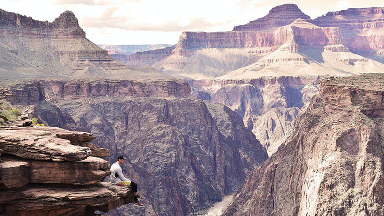 Dennis Kailing am Grand Canyon in Arizona.