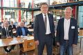 Der 34. Deutsche Kupferschmiedetag fand in Karlstadt statt. Im Bild Präsident&nbsp;Michael Hilpert (links) und Vorsitzender Jens Sperber vom&nbsp;Zentralverband Sanitär, Heizung, Klima.