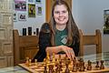 Psychologie-Studentin Jana Schneider, hier in ihrem Elternhaus in aus Aschfeld im Landkreis Main-Spessart, ist eine der hoffnungsvollsten deutschen Schachspielerinnen.&nbsp;