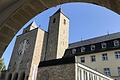 Der Eingang zur Abtei Münsterschwarzach.