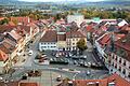 Der Ausblick über die Dächer von Bad Königshofen mag beglückend sein, der Ausblick auf die finanzielle Zukunft der Stadt ist nicht ganz ungetrübt.