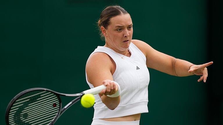 Jule Niemeier       -  Jule Niemeier schaffte es 2024 als einzige Deutsche bei einem Grand-Slam-Turnier in Runde drei.