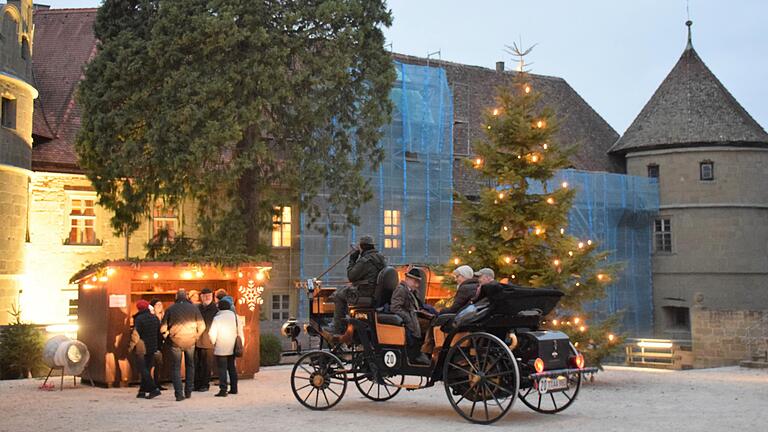 Weihnachtlich ging es am Wochenende auf Schloss Frankenberg zu.