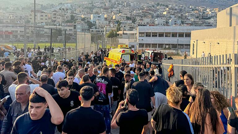 Nahostkonflikt - Golanhöhen       -  Der Raketenangriff hat viele Kinder und Jugendliche auf einem Fußballplatz getötet.