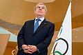Hat nun die Spiele doch verlegt: Thomas Bach, aus Tauberbischofsheim stammender Präsident des Internationalen Olympischen Komitees (IOC).