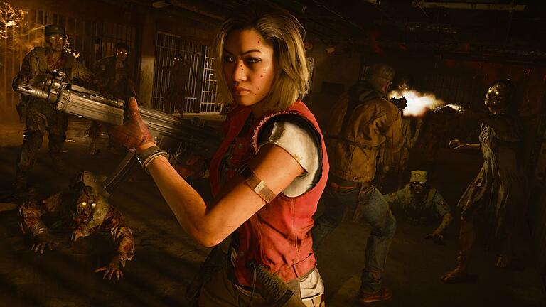 Screenshot aus „Call of Duty: Black Ops 6” - Nett ist woanders: Überleben im Zombiemodus von „Call of Duty: Black Ops 6”. Screenshot aus „Call of Duty: Black Ops 6” - Nett ist woanders: Überleben im Zombiemodus von „Call of Duty: Black Ops 6”.