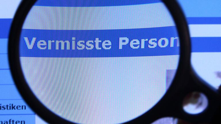 Symbolbild vermisste Person. Symbolbild vermisste Person.