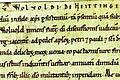 879 Jahre alte Urkunde: Dieses Original befindet sich auf einer Schriftrolle im Bayerischen Staatsarchiv in der Residenz.