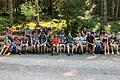 Die Wandergruppe bei der Kurzrast.