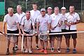 Auf dem Foto Bernd Endres, Roland Weigand, Dieter Sendelbach, Helge Flöter, Hartmut Braun, Hans Peter Seidler, Christof Kerwer, Michael Hosch und Richard Lorenz.