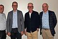 Der neuen Vorstandschaft des Gewerbe- und Tourismusvereins Karlstadt gehören an (von links): Vorsitzender Stefan Rümmer, Karlheinz Schmidt (Vorstand Handel), Jürgen Müller (Vorstand Stadtentwicklung), Martin Krause (Schatzmeister).