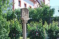 In Stammheim wird am Sonntag ein Bildstockweg eröffnet. Im Bild der Dreifaltigkeitsbildstock unterhalb der Kirche.