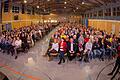Wahlforum in der Dettelbacher Maintalhalle: 750 Besucher kamen, um sich die Bürgermeisterkandidaten Joachim Beck, Matthias Bielek und Marcel Hannweber anzuhören.