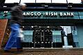 Spottende irische Banker verärgern die Kanzlerin: eine Filiale der Anglo Irish Bank in Belfast.