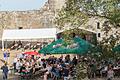 Das Gössenheimer Burgweinfest auf der Ruine Homburg im Jahr 2018.