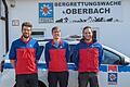 Unser Bild zeigt (von links) Jonas Schneider, stellvertretender Bereitschaftsleiter, Johannes Voll, Bereitschaftsleiter, und Mark Büchner, stellvertretender Bereitschaftsleiter bei der Bergwacht Oberbach.       -  Unser Bild zeigt (von links) Jonas Schneider, stellvertretender Bereitschaftsleiter, Johannes Voll, Bereitschaftsleiter, und Mark Büchner, stellvertretender Bereitschaftsleiter bei der Bergwacht Oberbach.
