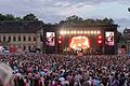 Schlagerstar Andreas Gabalier lockte Anfang August 2023 rund 16.000 Menschen auf den Platz vor der Würzburger Residenz.