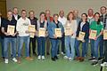 Verantwortliche Geehrte beim TV Marktsteft (von links): Wolfgang Seitz, Jochen Lang, Sebastian Schneider, Achim Krämer, Siegfried Vogel, Helga Heil, Hermann Heil, Corina Bieret, Gunther Thorwarth, Nadine Jacob, Heiko Lölwer, Manuela Hertlein, Christian Pfeuffer, Julia Volkamer, Peter-Michael Himmel und Markus Lermig.