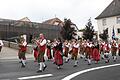 Nach dem Festgottesdienst zogen die rund 20 Gruppen in einem Festzug, unter Anführung der 'Eußenheimer Musikanten'  durch die Straßen zum Festzelt.